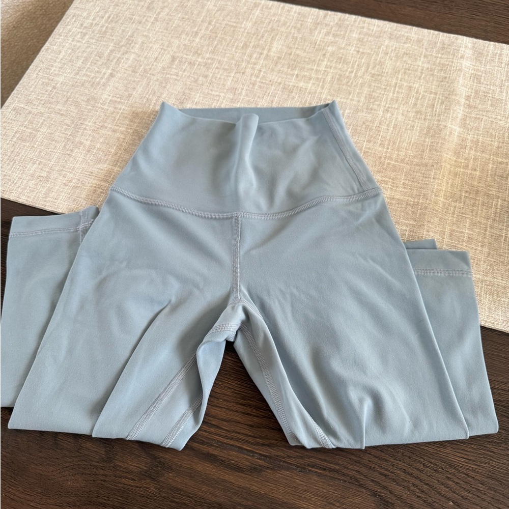 Lululemon align leggings high rise baby blue. Inseam:2.5 size:0